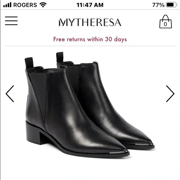 “ACNE STUDIO” “JENSON” Brown Leather Ankle Boots - Picture 14 of 16